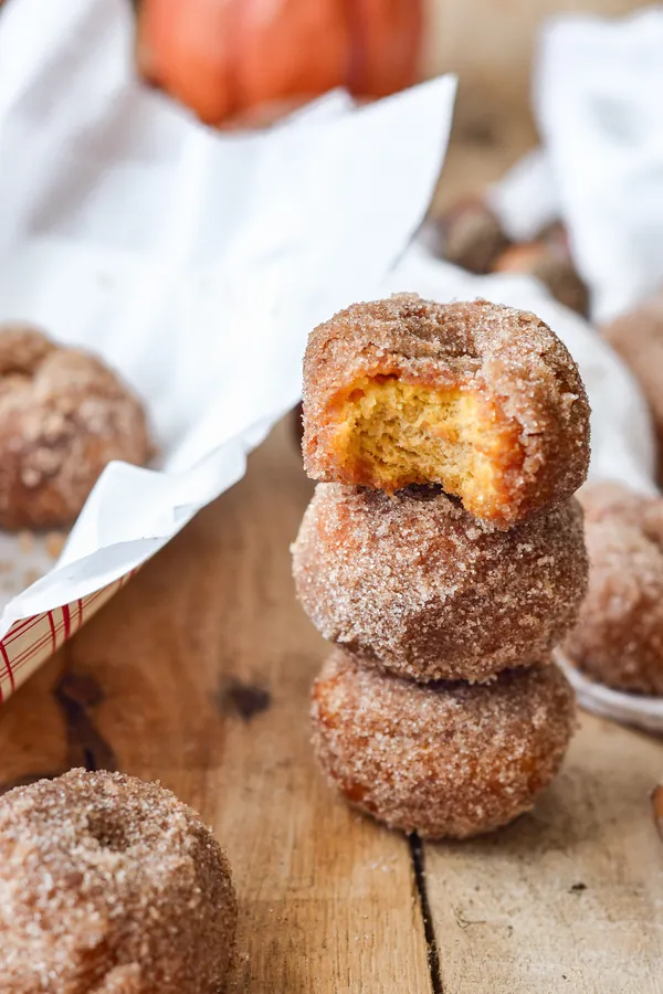 Fried Pumpkin Spice Donuts