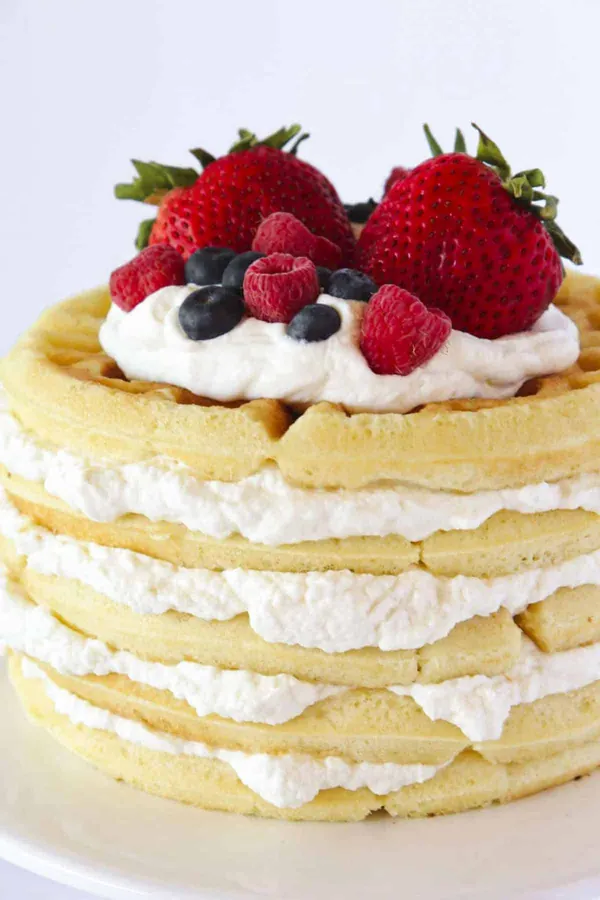 Layered Waffle Cake Recipe