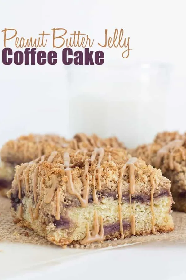 Peanut Butter Jelly Coffee Cake
