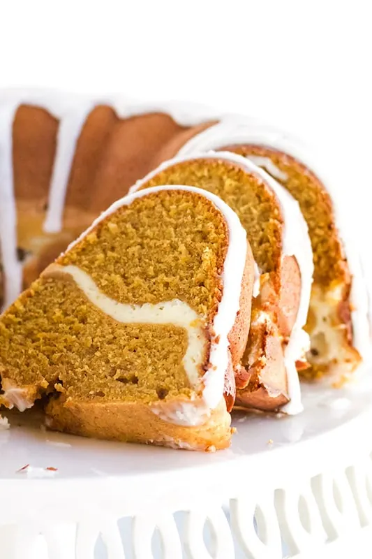 Pumpkin Cream Cheese Pound Cake