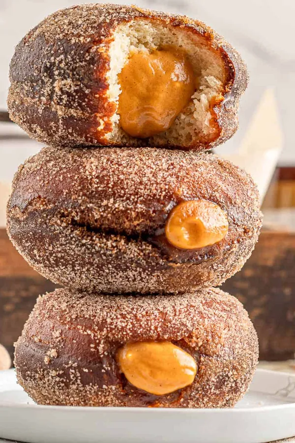Pumpkin Filled Donuts