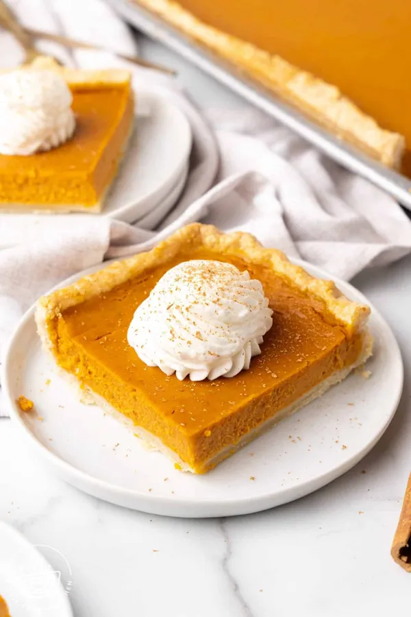 Pumpkin Slab Pie