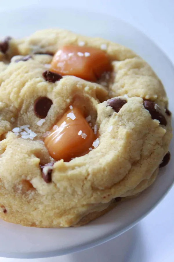 Salted Caramel Chocolate Chip Cookies