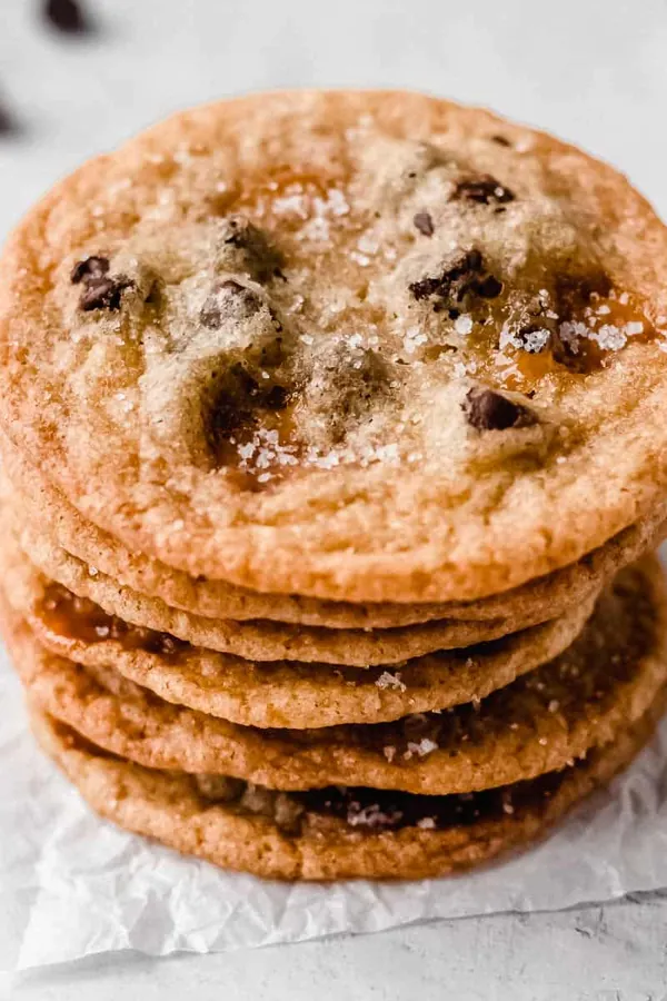 Salted Caramel Chocolate Chip Cookies