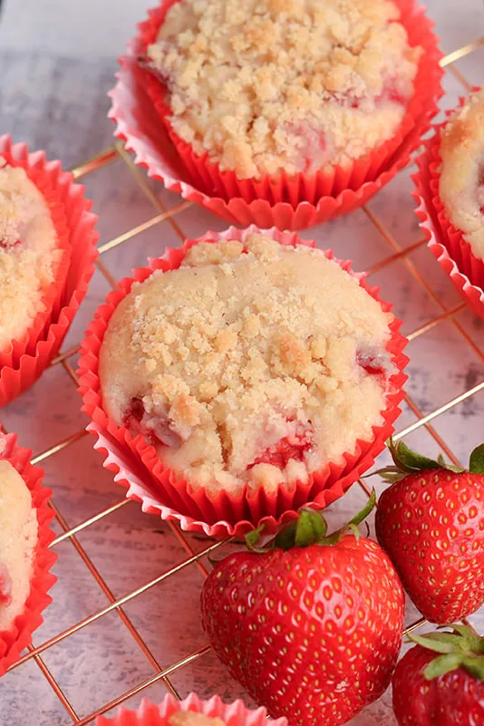 Strawberry Cream Cheese Muffins