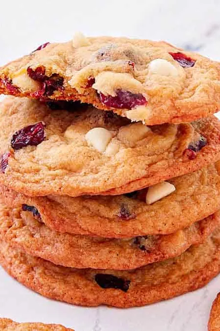 White Chocolate Cranberry Cookies