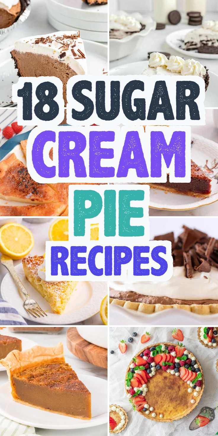 Sugar Cream Pie Recipes