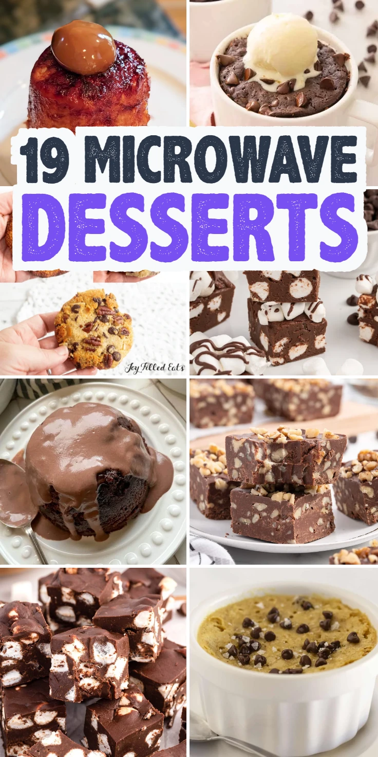 Microwave desserts