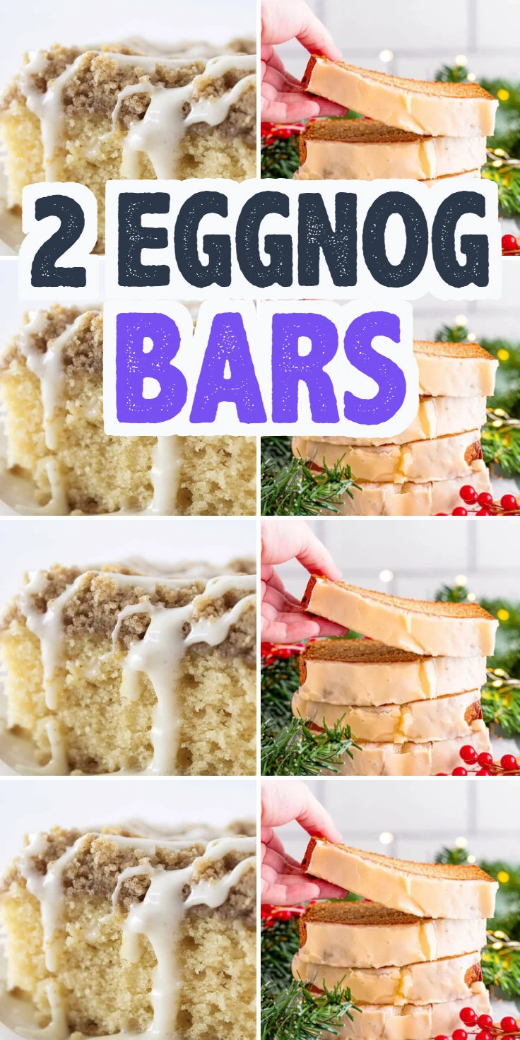 Eggnog Bars
