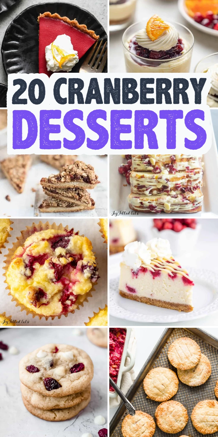 Cranberry desserts