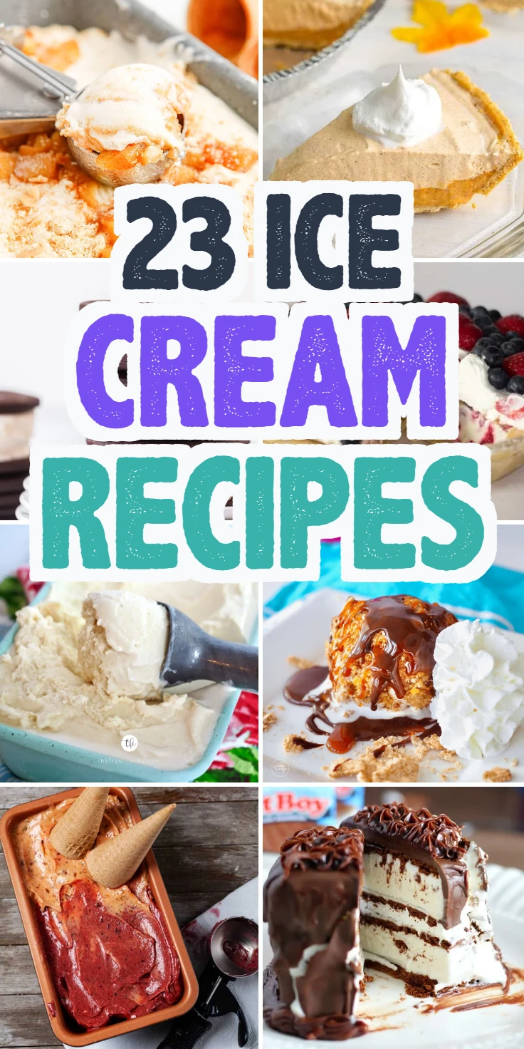 Ice cream recipes