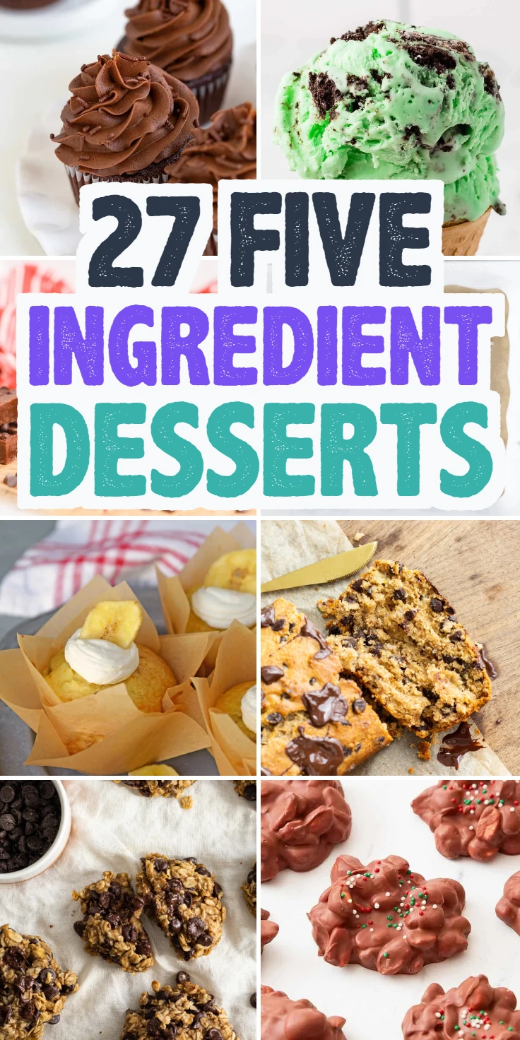 five ingredient desserts