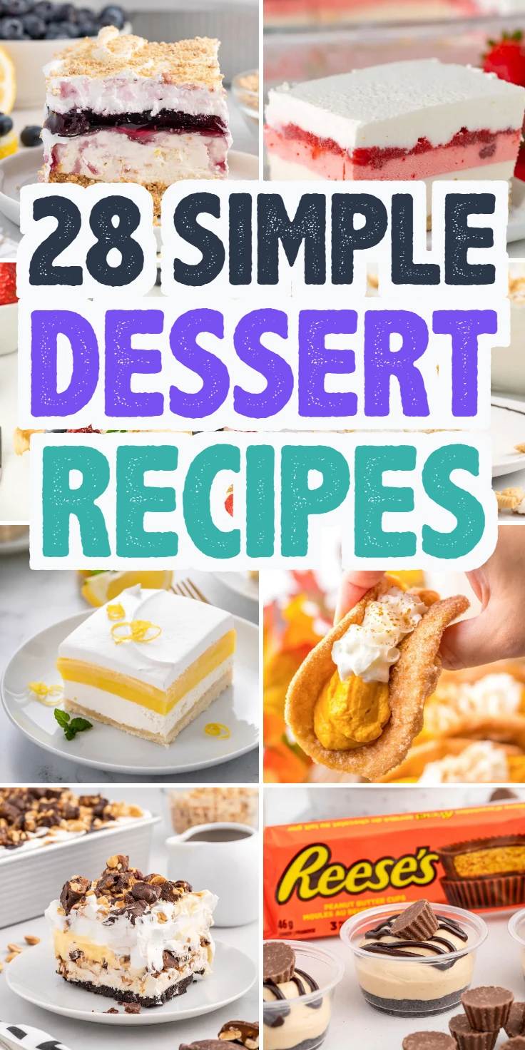 Simple dessert recipes