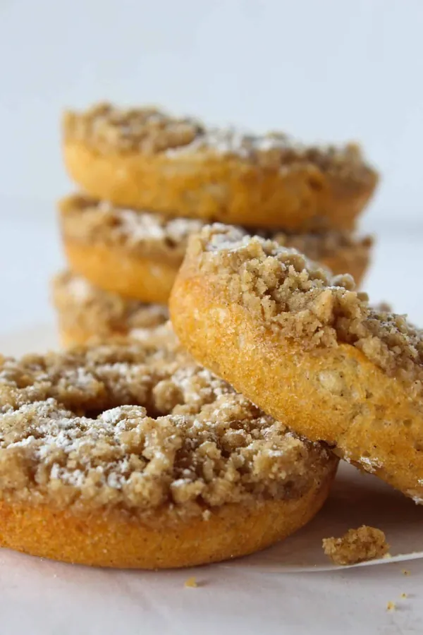 Baked Crumb Cake Donuts Recipe