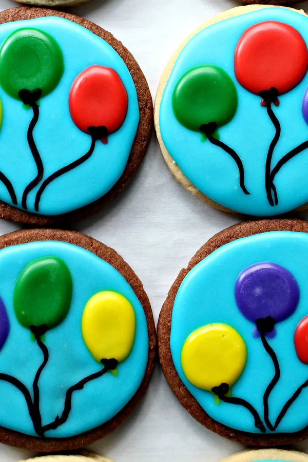 Balloon Sugar Cookies