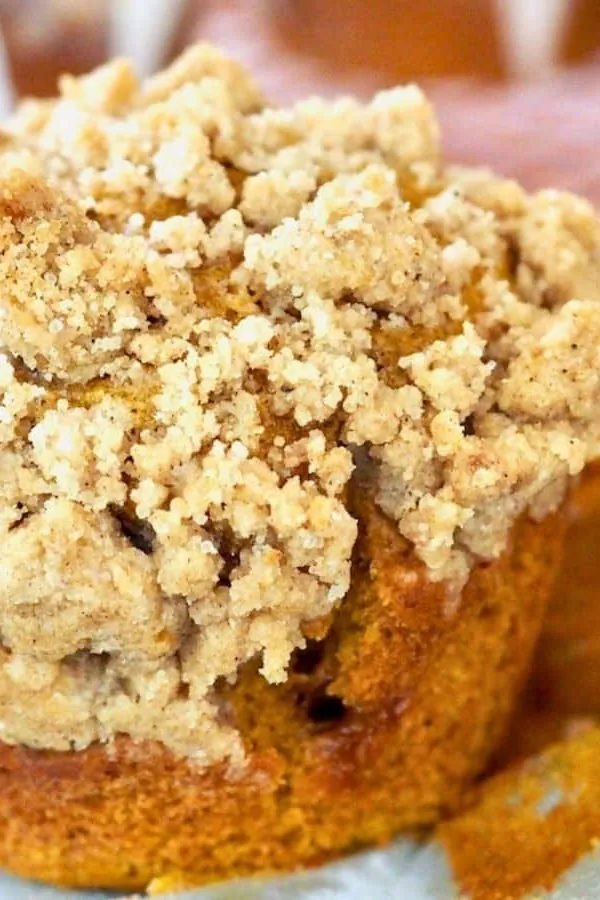 Best Ever Pumpkin Muffins with Streusel Topping (Panera Copycat)
