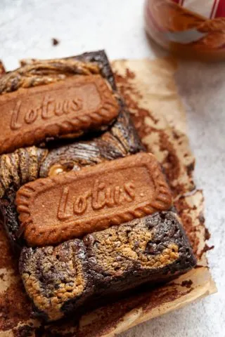 Biscoff Brownies for two