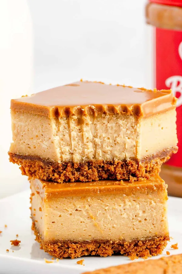 Biscoff Cheesecake Bars