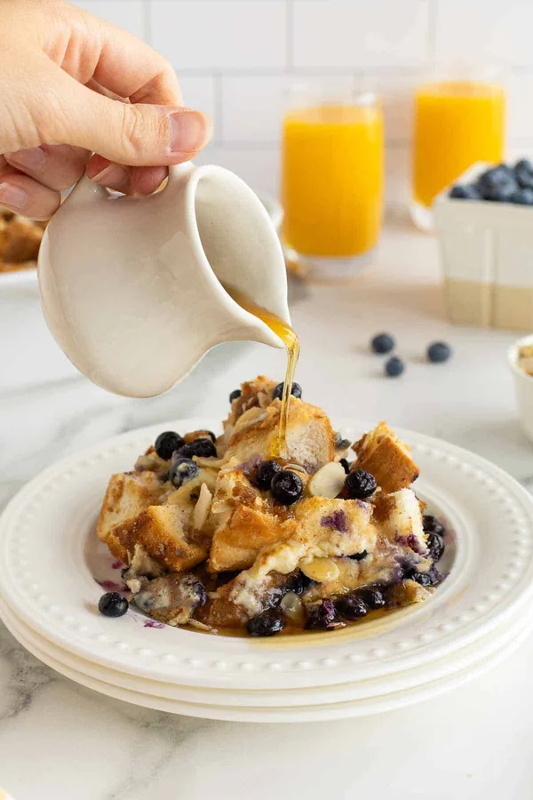 Blueberry Almond French Toast Bake