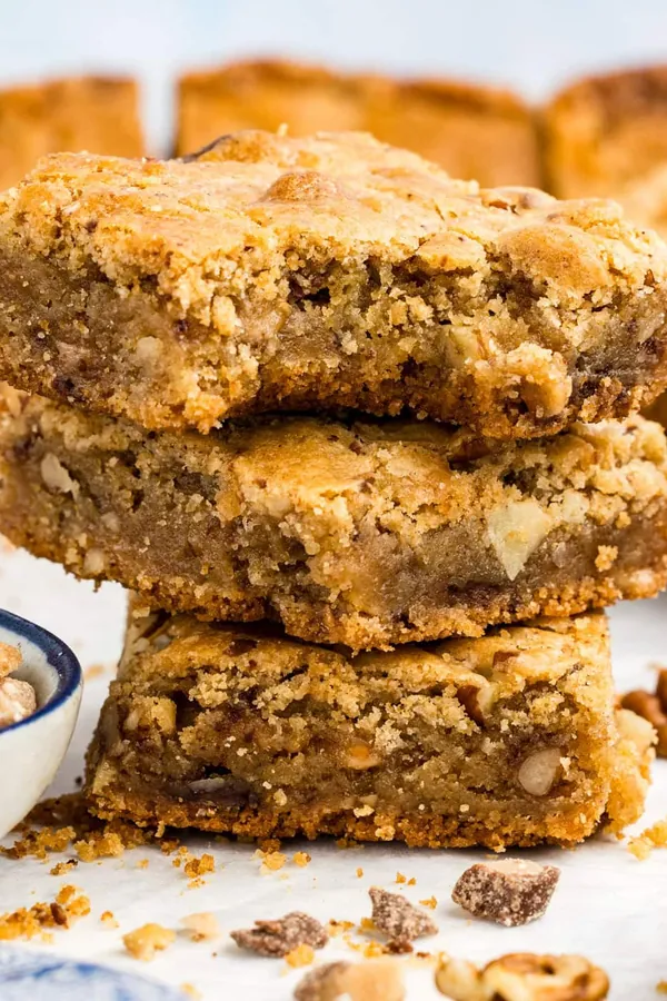 Brown Butter Toffee Blondies