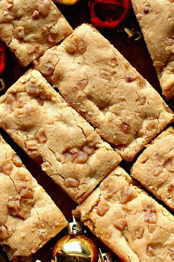 Butterscotch Blondie Bars (Time Saver Recipe)