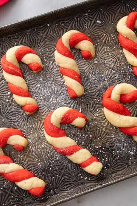 Candy Cane Cookies