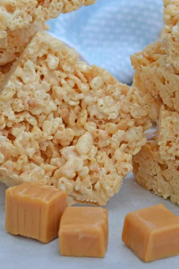 Caramel Rice Krispies Treats Recipe