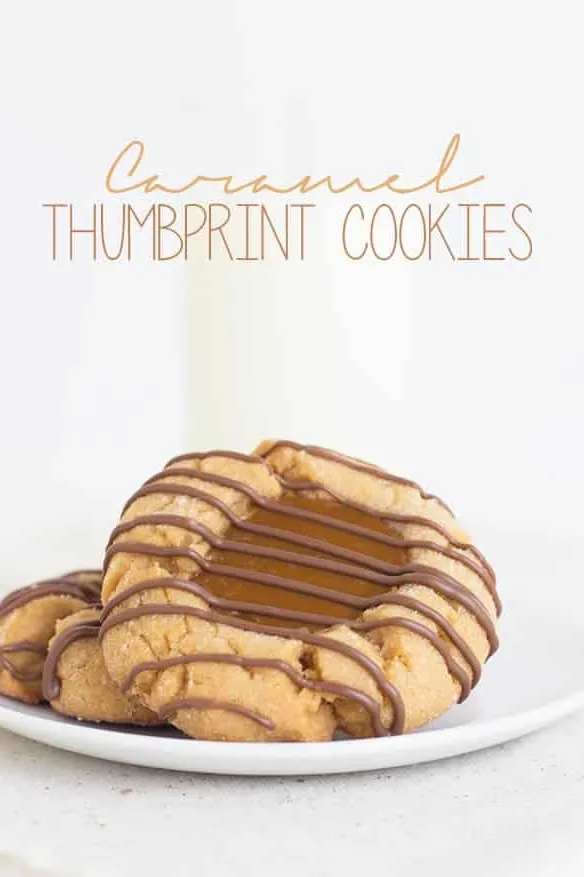 Caramel Thumbprint Cookies