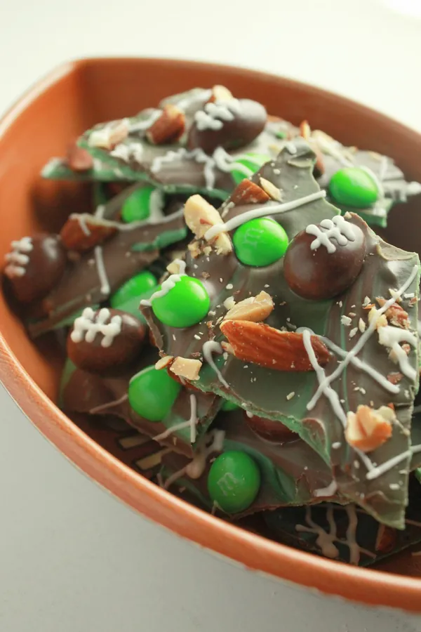 Chocolate & Almond Football Bark
