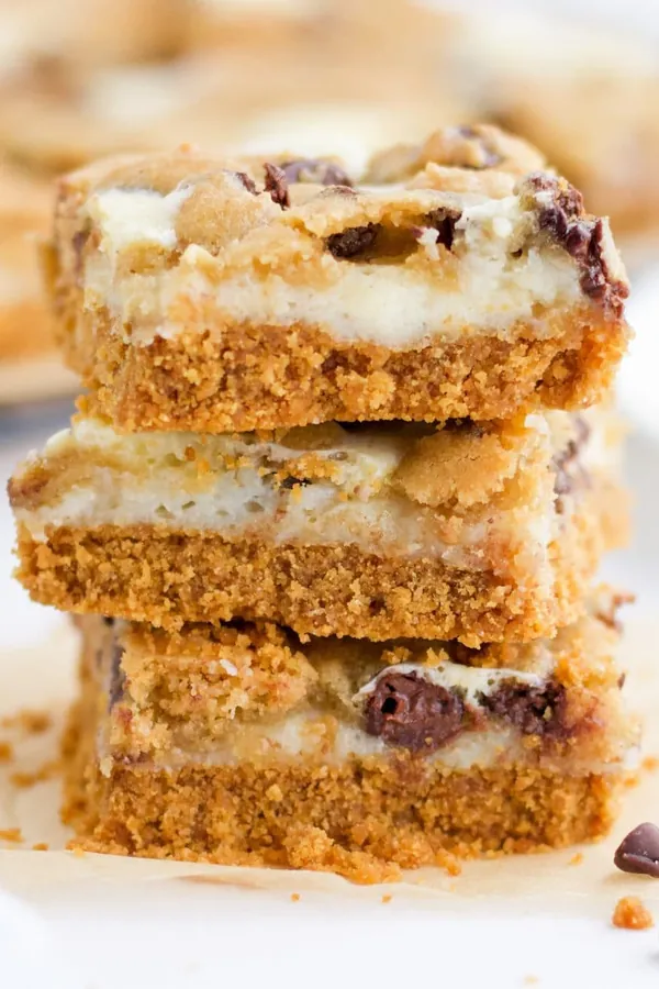 Chocolate Chip Cheesecake Bars