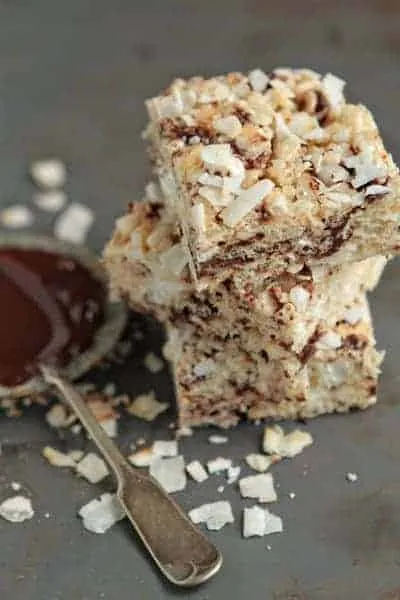 Chocolate-Coconut Rice Krispie Treats