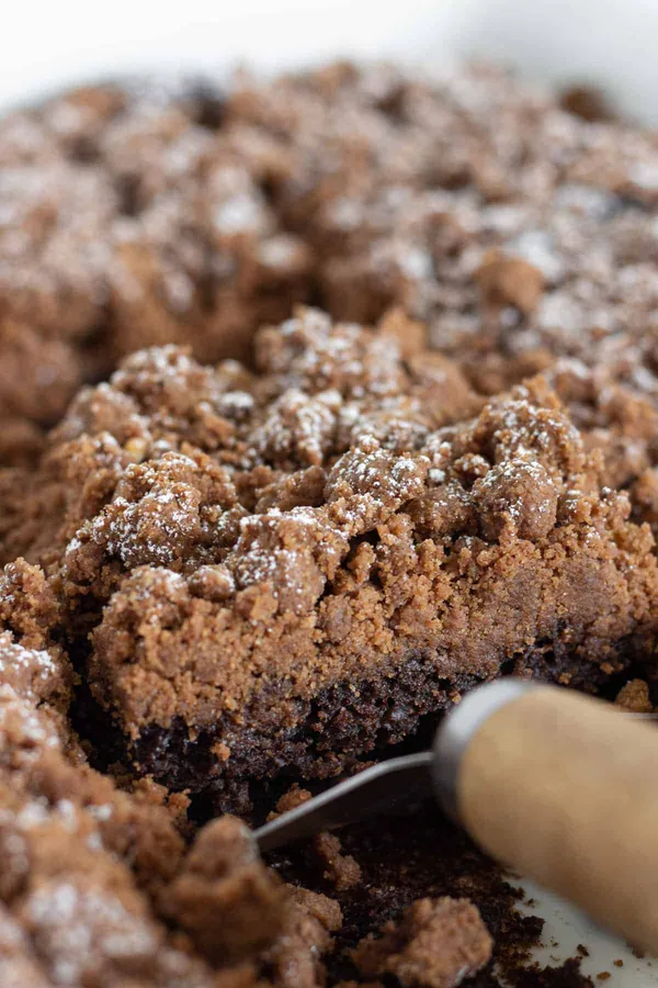 Chocolate Crumb Cake with a Cake Mix