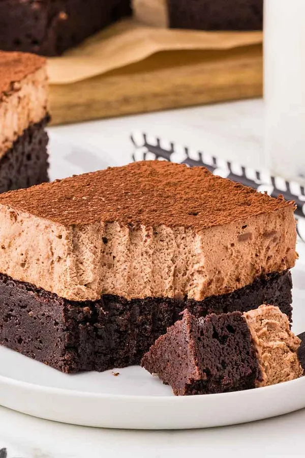 Chocolate Mousse Brownies