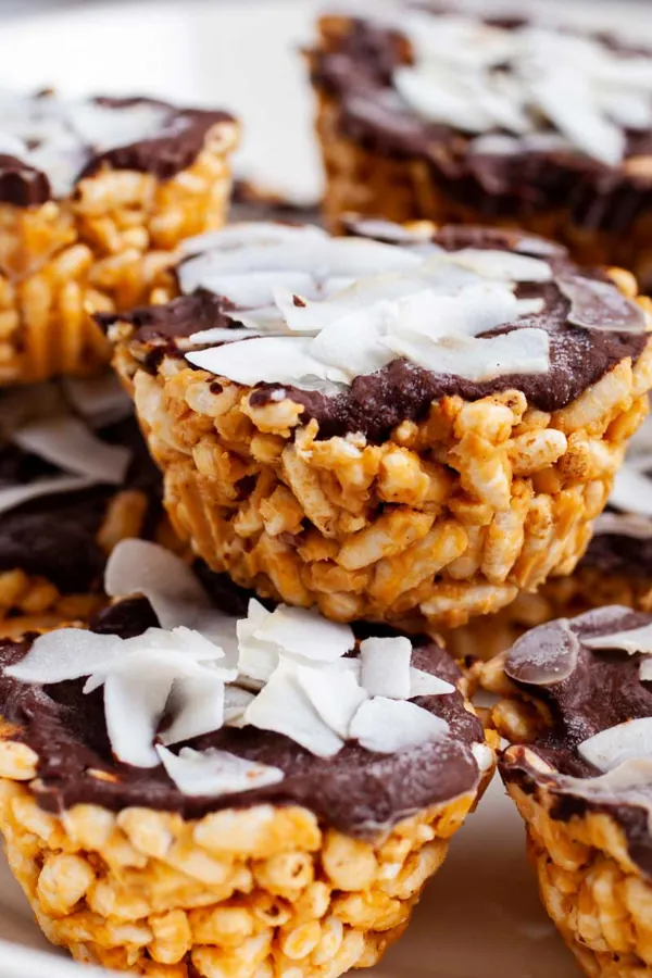 Chocolate Peanut Butter Rice Crispy Treats