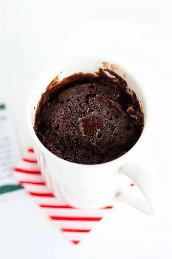 Chocolate Peppermint Mug Cake
