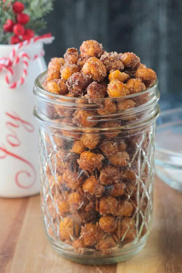 Cinnamon Sugar Chickpeas