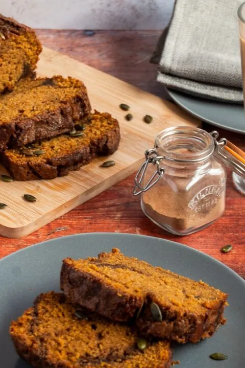 Cinnamon Swirl Pumpkin Loaf Cake