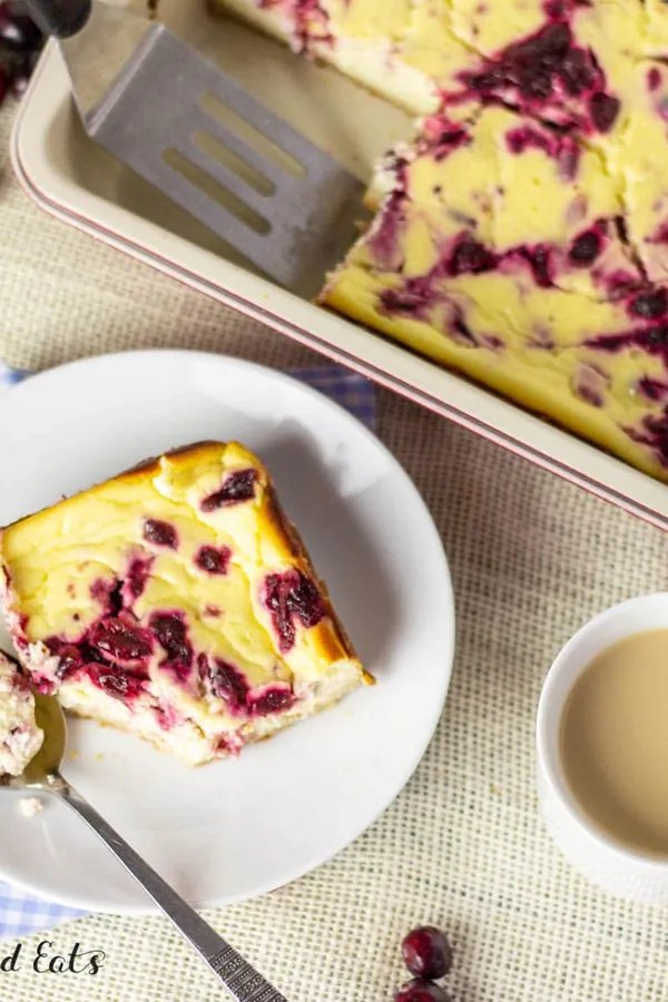 Cranberry Cheesecake Bars