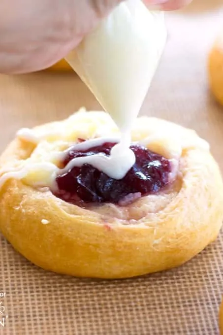 Cranberry Cream Cheese Pastries