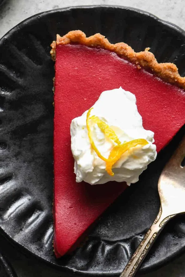 Cranberry Curd Pie