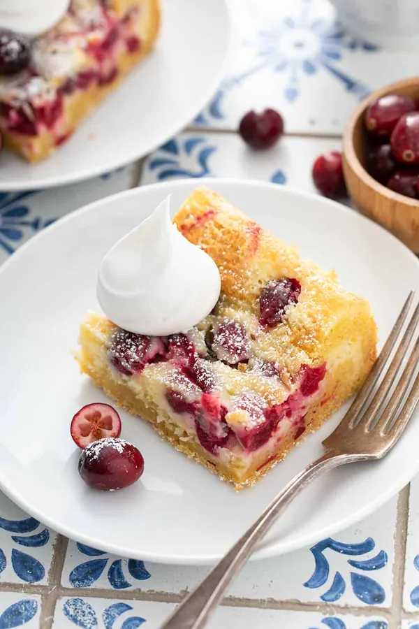 Cranberry Gooey Butter Bars