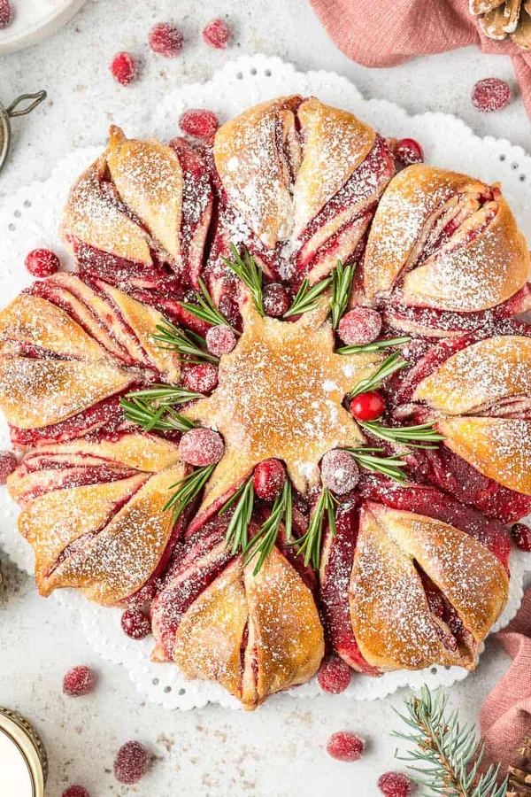 Cranberry Star Bread