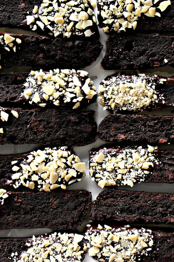 Double Chocolate Passover Biscotti (GF)