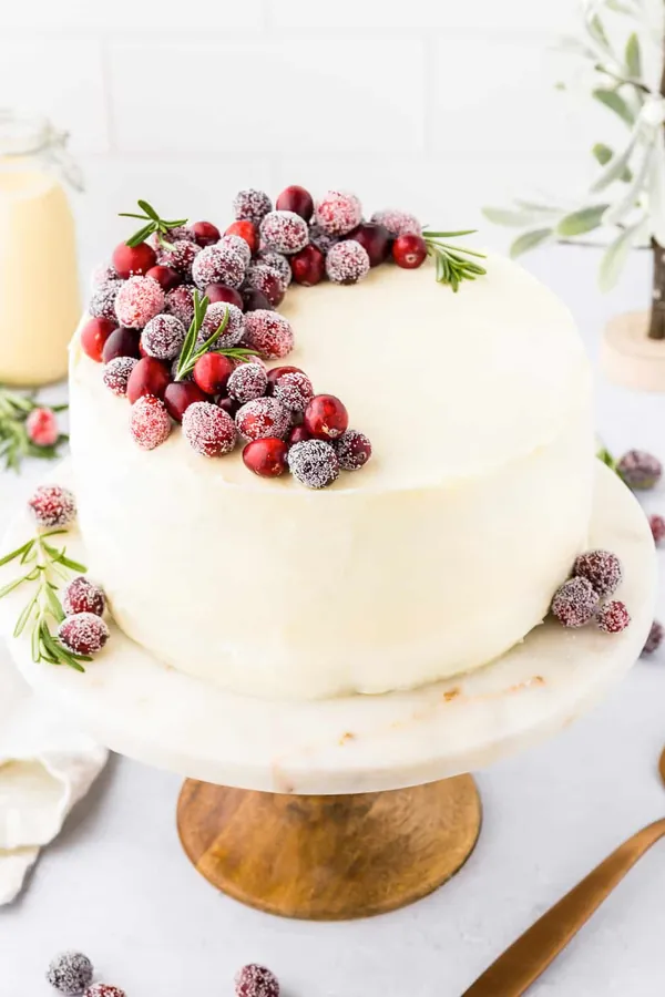 Eggnog Cake