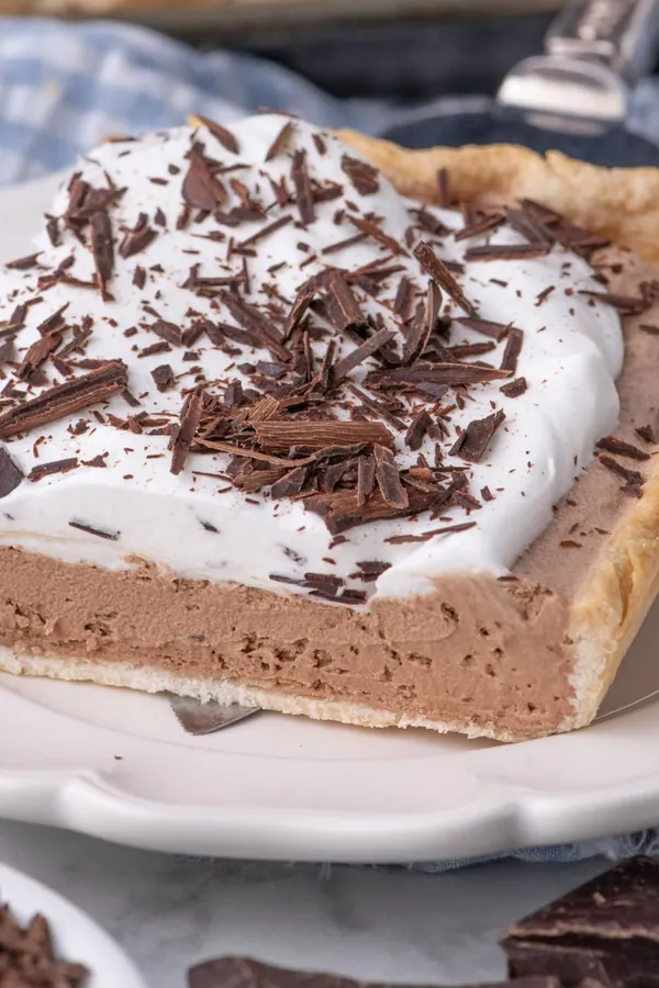 French Silk Slab Pie