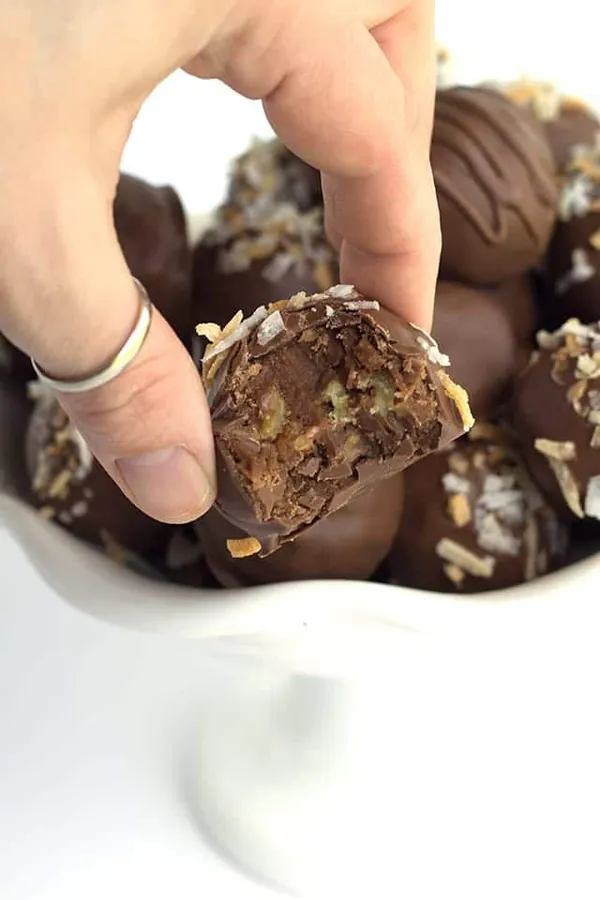 German Chocolate Truffles
