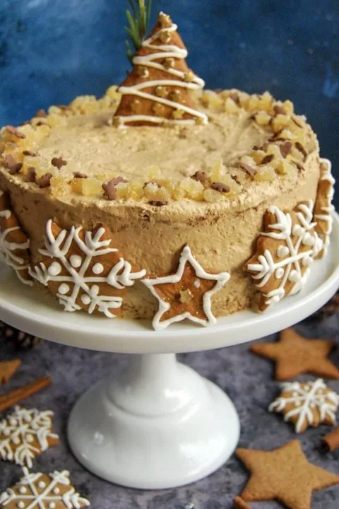 Gingerbread latte cake