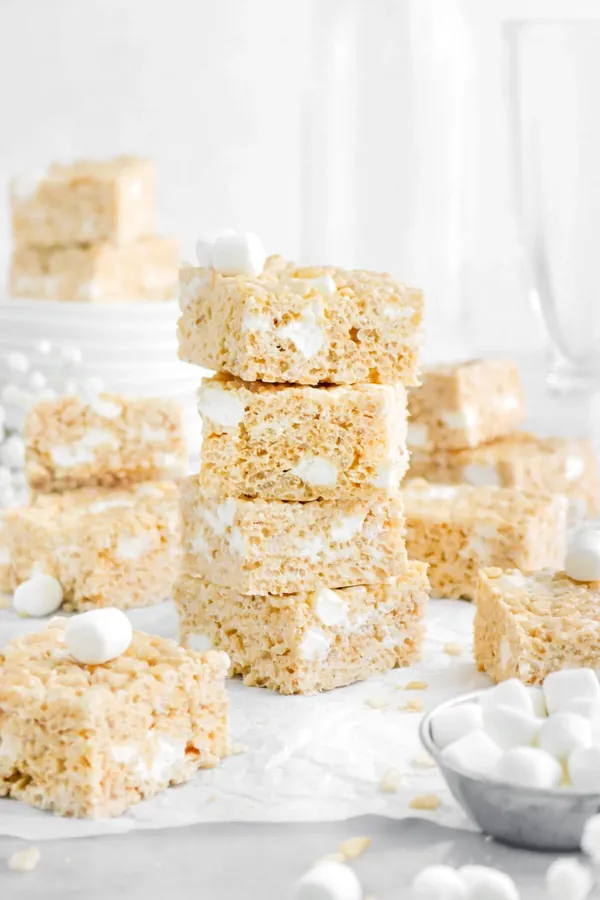 Gooey Brown Butter Rice Krispie Treats