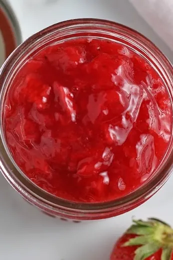 Homemade Strawberry Glaze