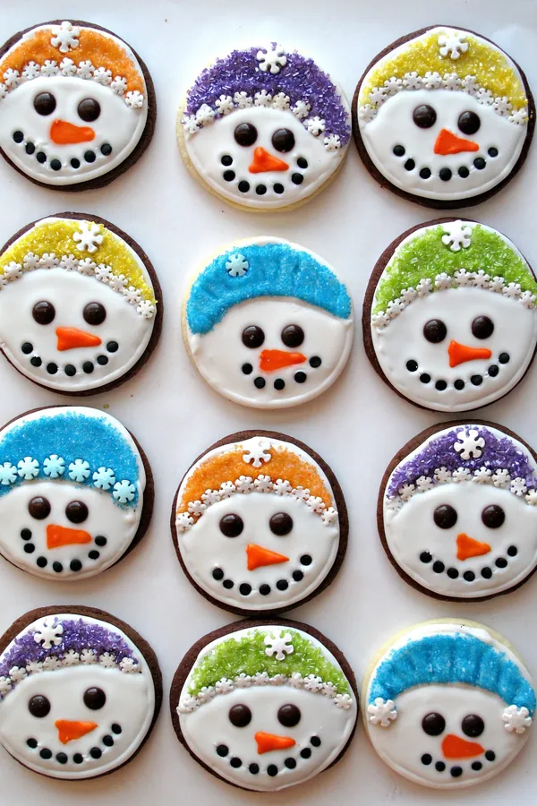 Iced Snowmen Sugar Cookies and Military Care Package #8